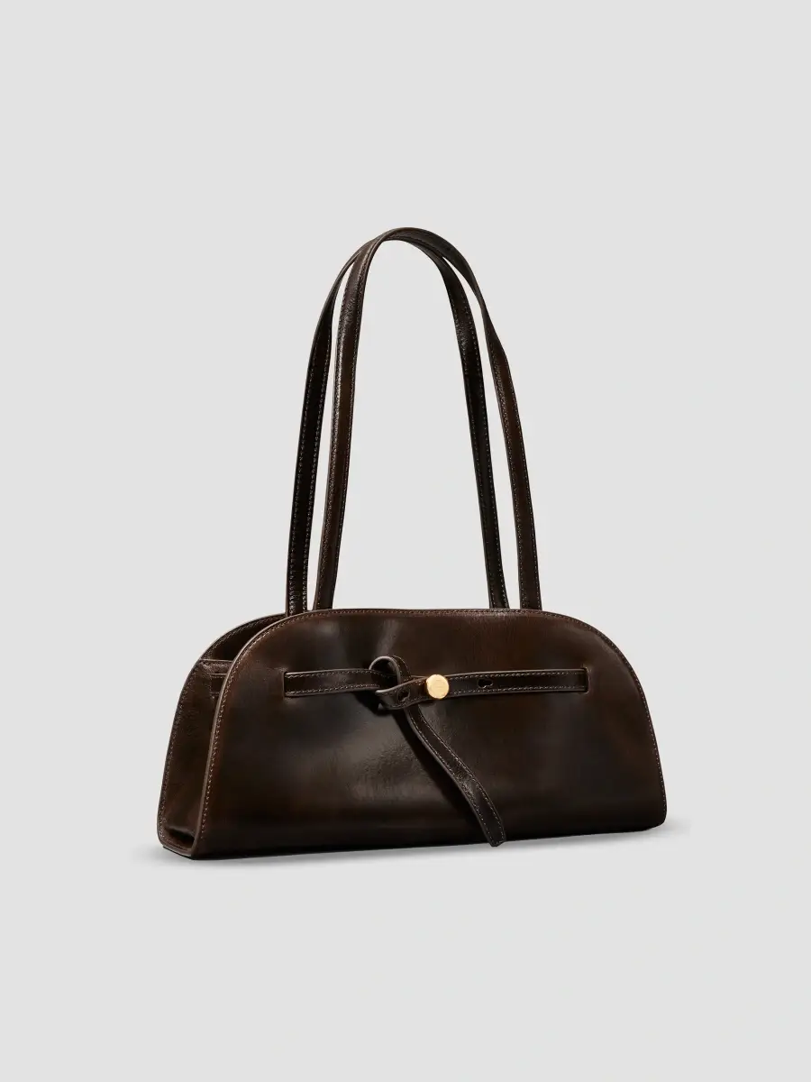 Tory Burch Women's Romy Leather East West Bauletto Bag | Thumbnail 3 Tory Burch Women's Romy Leather East West Bauletto Bag | Thumbnail 3