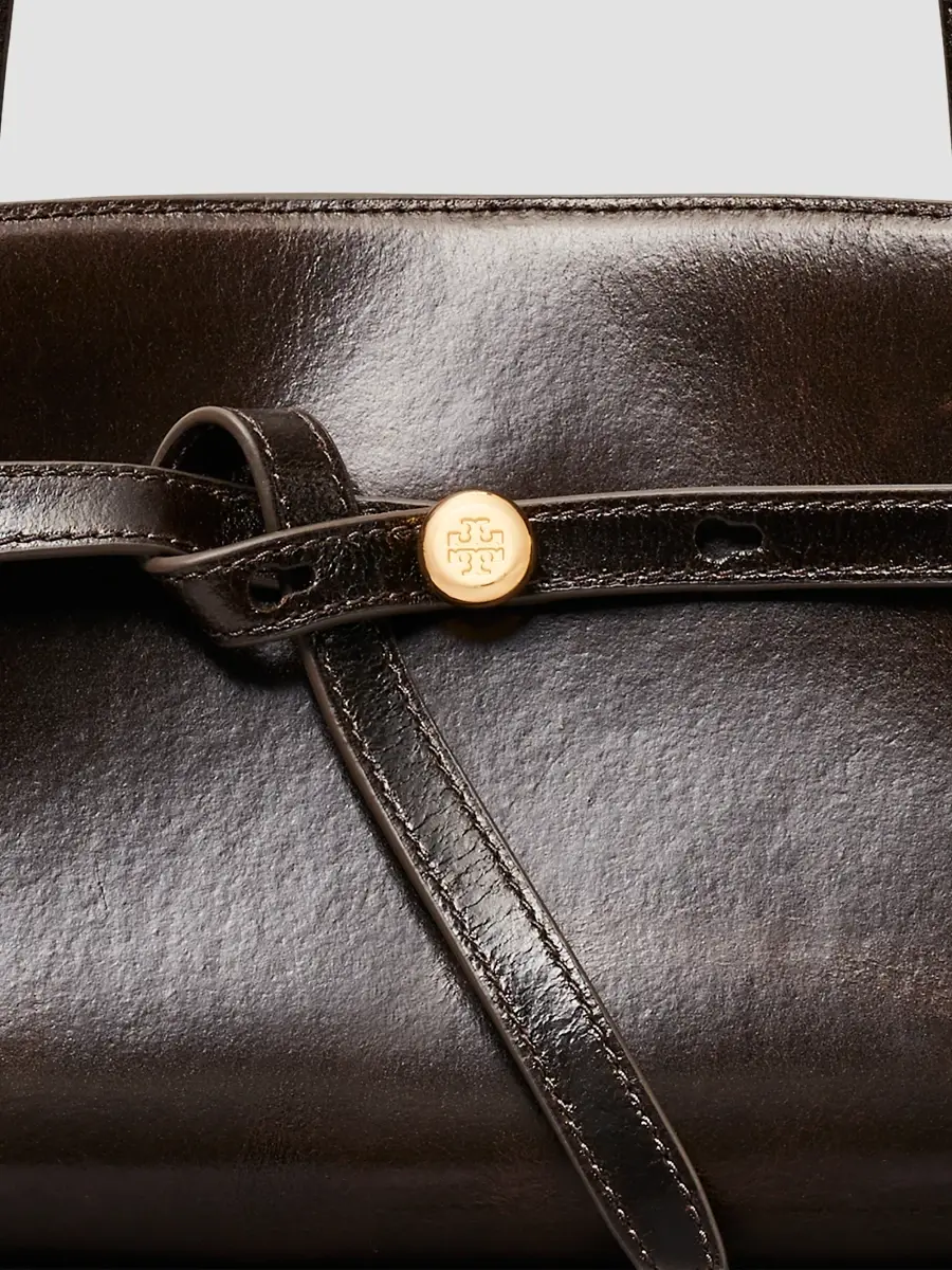 Tory Burch Women's Romy Leather East West Bauletto Bag | Thumbnail 5 Tory Burch Women's Romy Leather East West Bauletto Bag | Thumbnail 5