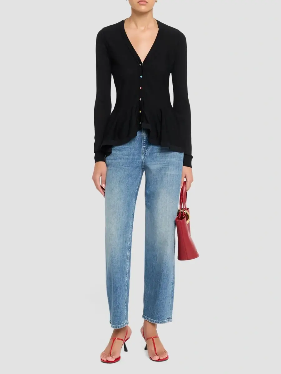 Staud Women's Jamie Snap-Front Top | Thumbnail 2 Staud Women's Jamie Snap-Front Top | Thumbnail 2