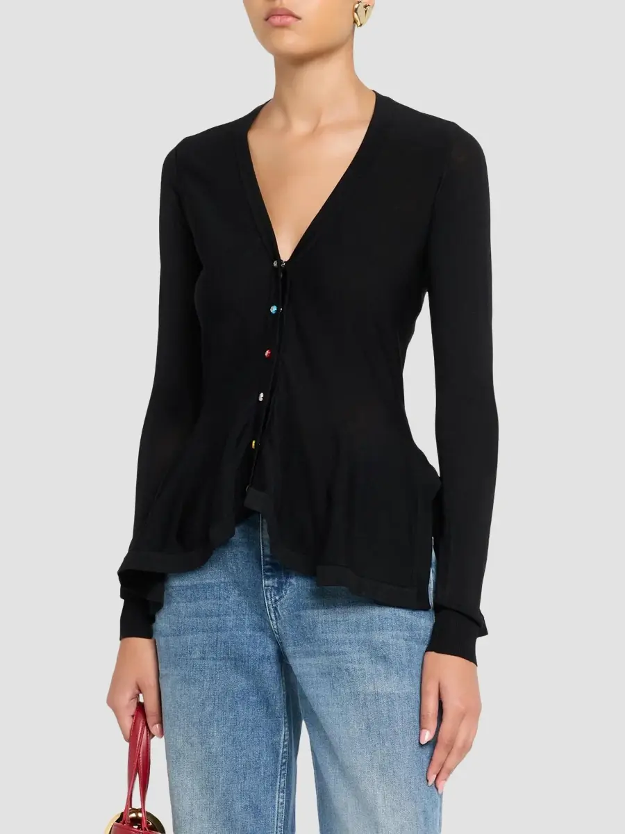 Staud Women's Jamie Snap-Front Top | Thumbnail 4 Staud Women's Jamie Snap-Front Top | Thumbnail 4