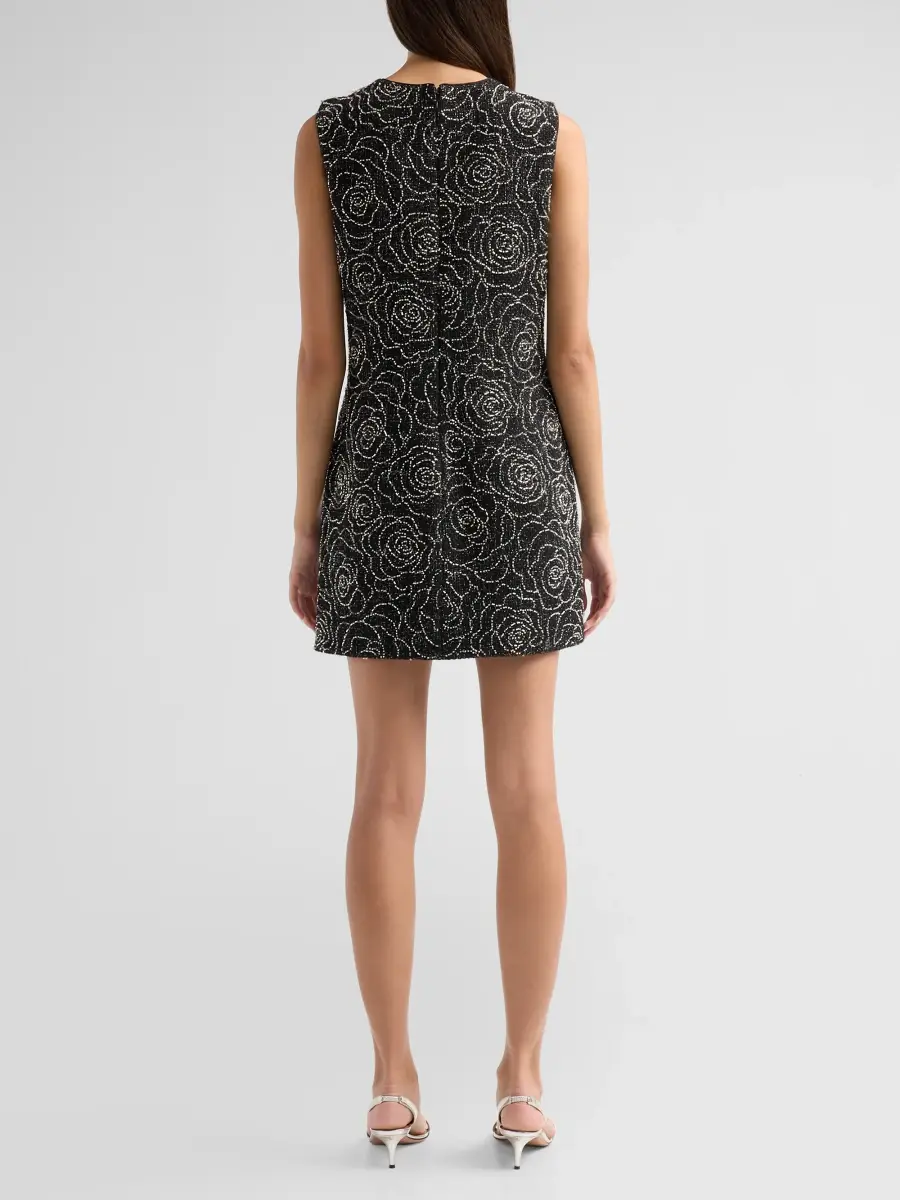 Milly Women's Ivette Beaded Mini Dress | Thumbnail 3 Milly Women's Ivette Beaded Mini Dress | Thumbnail 3