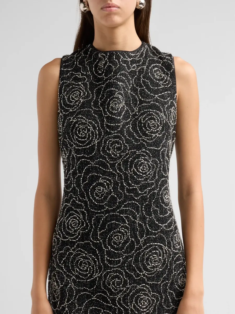 Milly Women's Ivette Beaded Mini Dress | Thumbnail 5 Milly Women's Ivette Beaded Mini Dress | Thumbnail 5