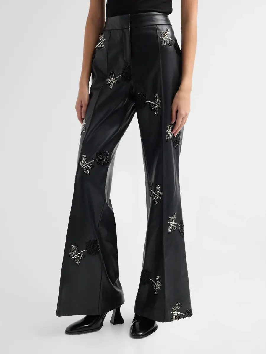 Milly Women's Nash Embellished Pants | Thumbnail 4