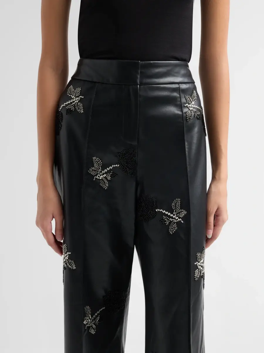 Milly Women's Nash Embellished Pants | Thumbnail 5