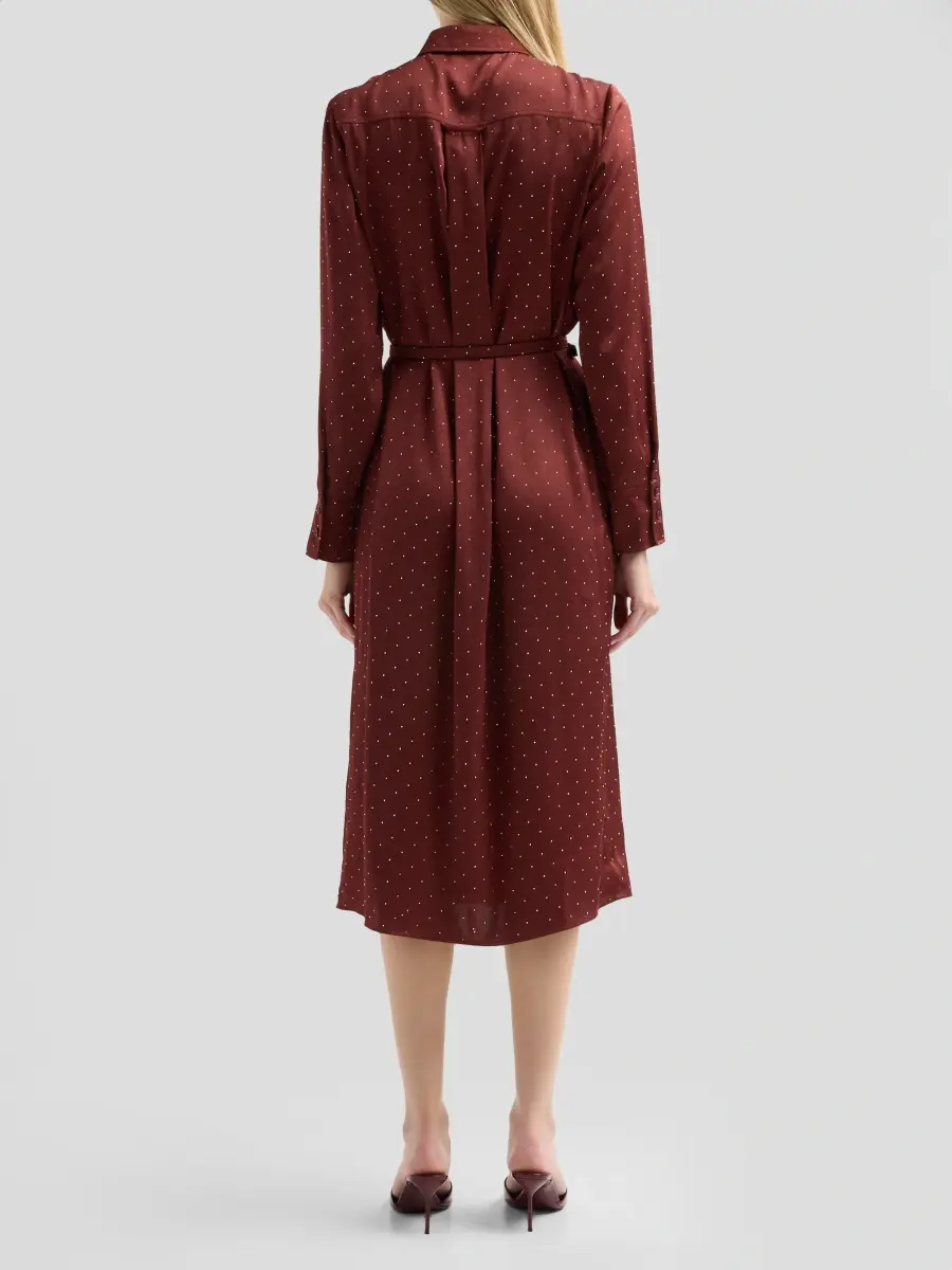 Milly Women's Estella Rhinestone Midi Shirtdress | Thumbnail 3 Milly Women's Estella Rhinestone Midi Shirtdress | Thumbnail 3