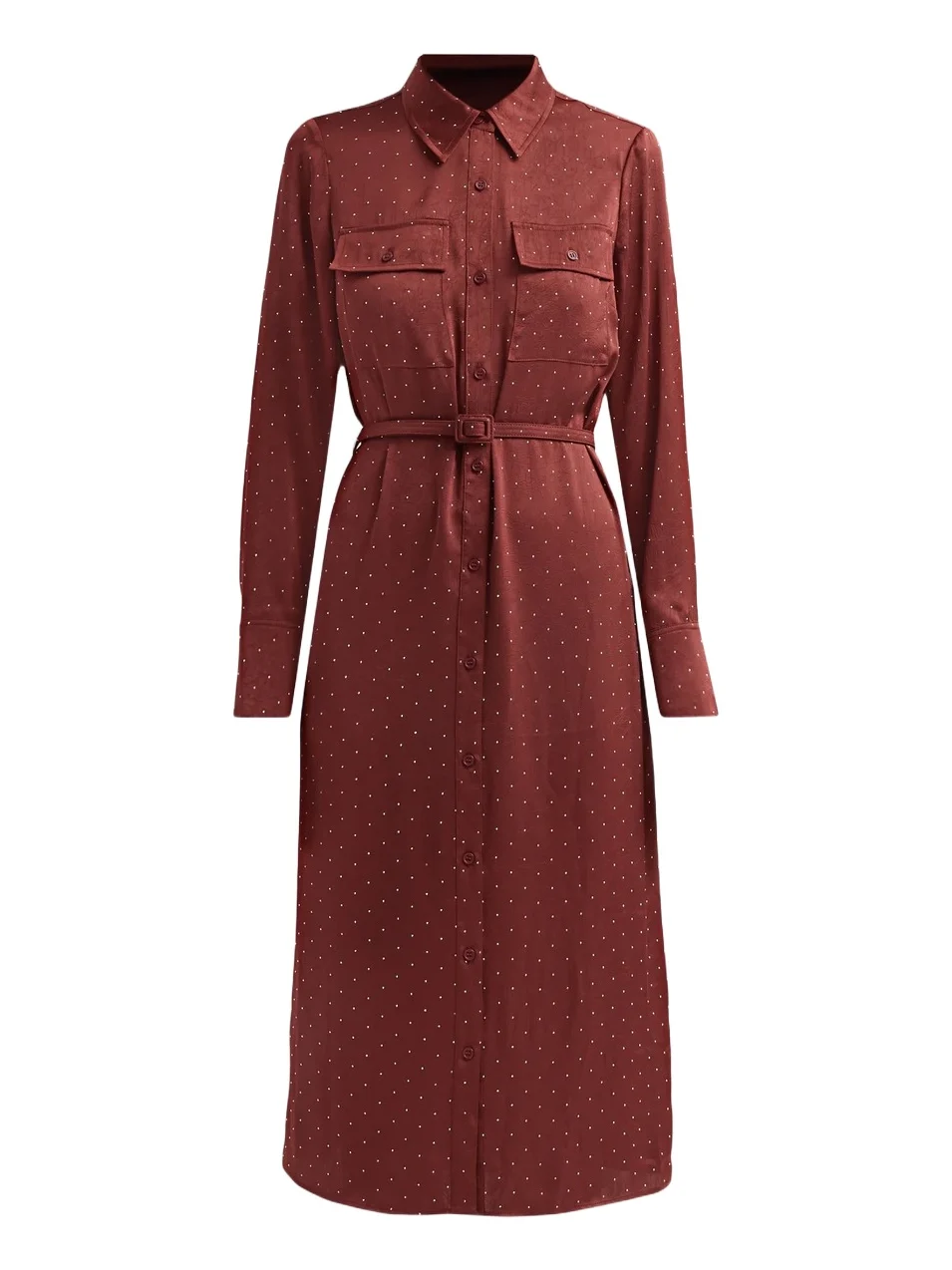 Women's Estella Rhinestone Midi Shirtdress