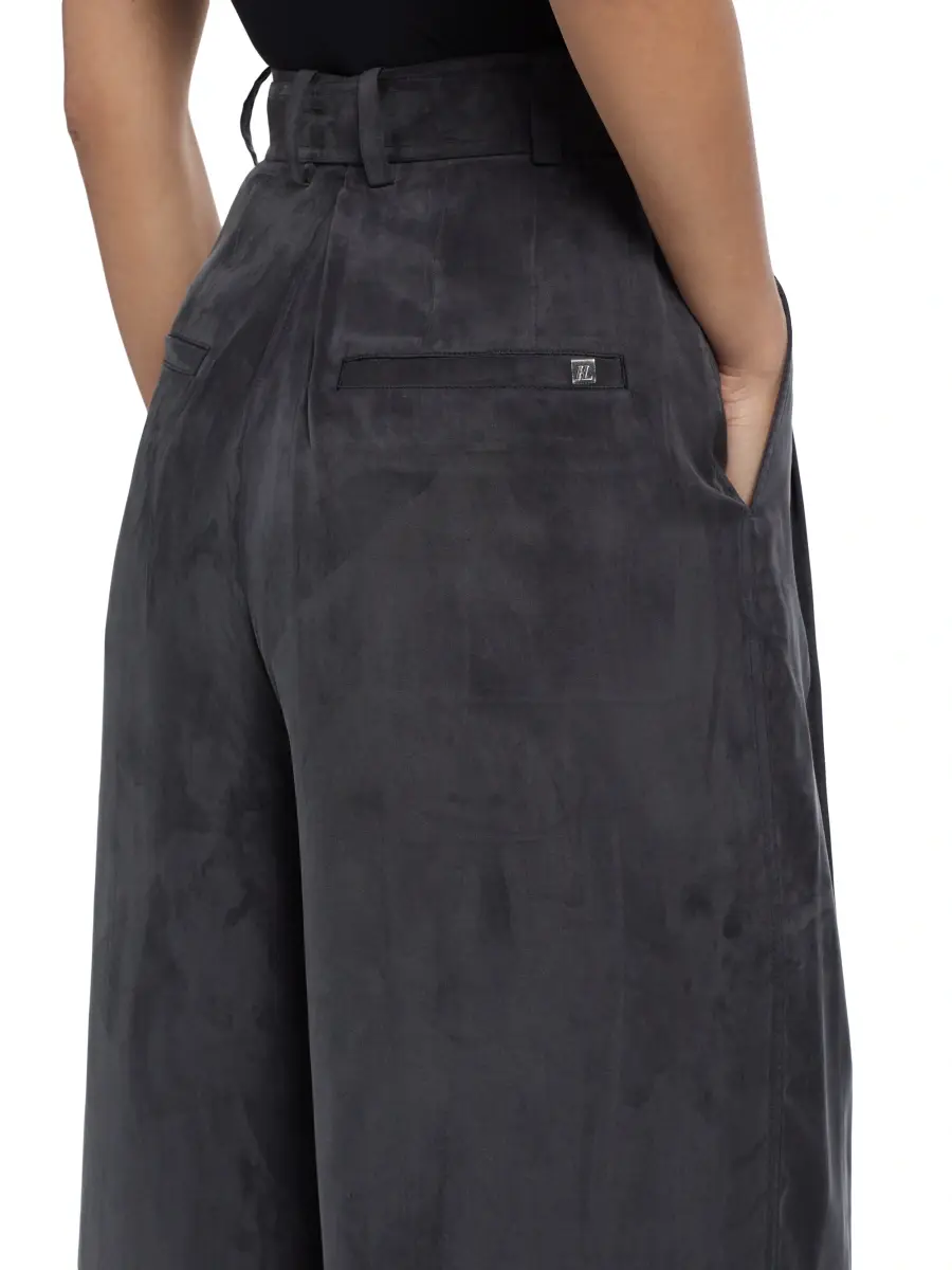 Helmut Lang Women's Relaxed-Fit Wide-Leg Trousers | Thumbnail 6