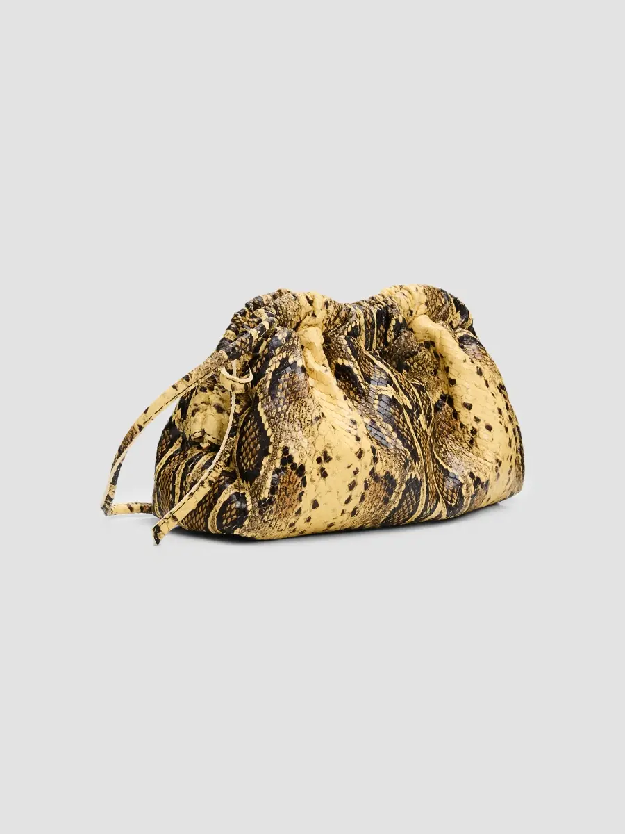 MANSUR GAVRIEL Women's Mini Cloud Snakeskin-Print Clutch | Thumbnail 2 MANSUR GAVRIEL Women's Mini Cloud Snakeskin-Print Clutch | Thumbnail 2