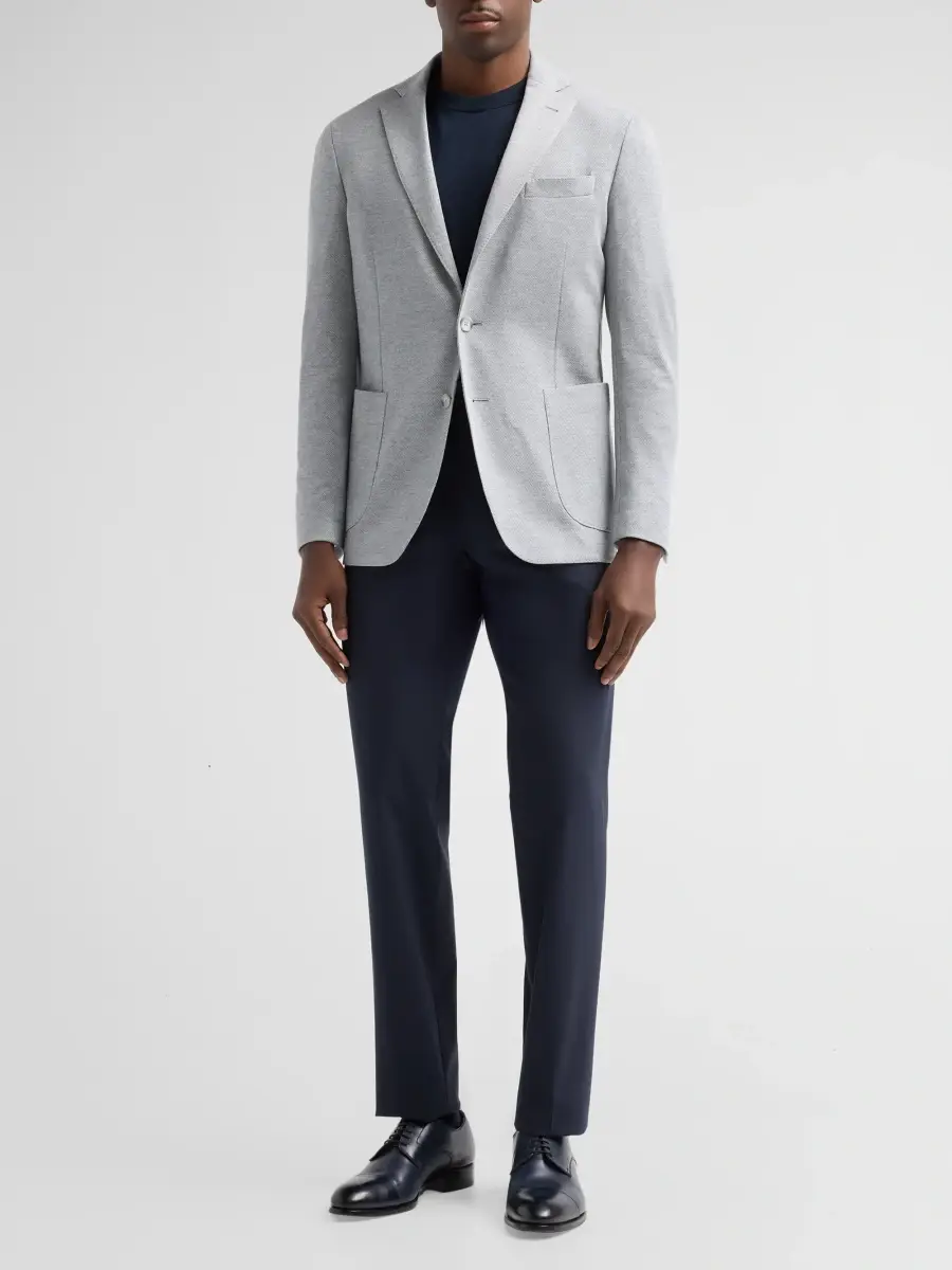 Saks Fifth Avenue Men's COLLECTION Twill Jersey Solid Sport Coat | Thumbnail 2 Saks Fifth Avenue Men's COLLECTION Twill Jersey Solid Sport Coat | Thumbnail 2