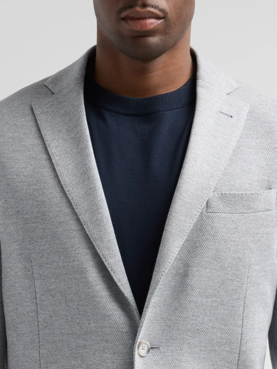 Saks Fifth Avenue Men's COLLECTION Twill Jersey Solid Sport Coat | Thumbnail 5 Saks Fifth Avenue Men's COLLECTION Twill Jersey Solid Sport Coat | Thumbnail 5
