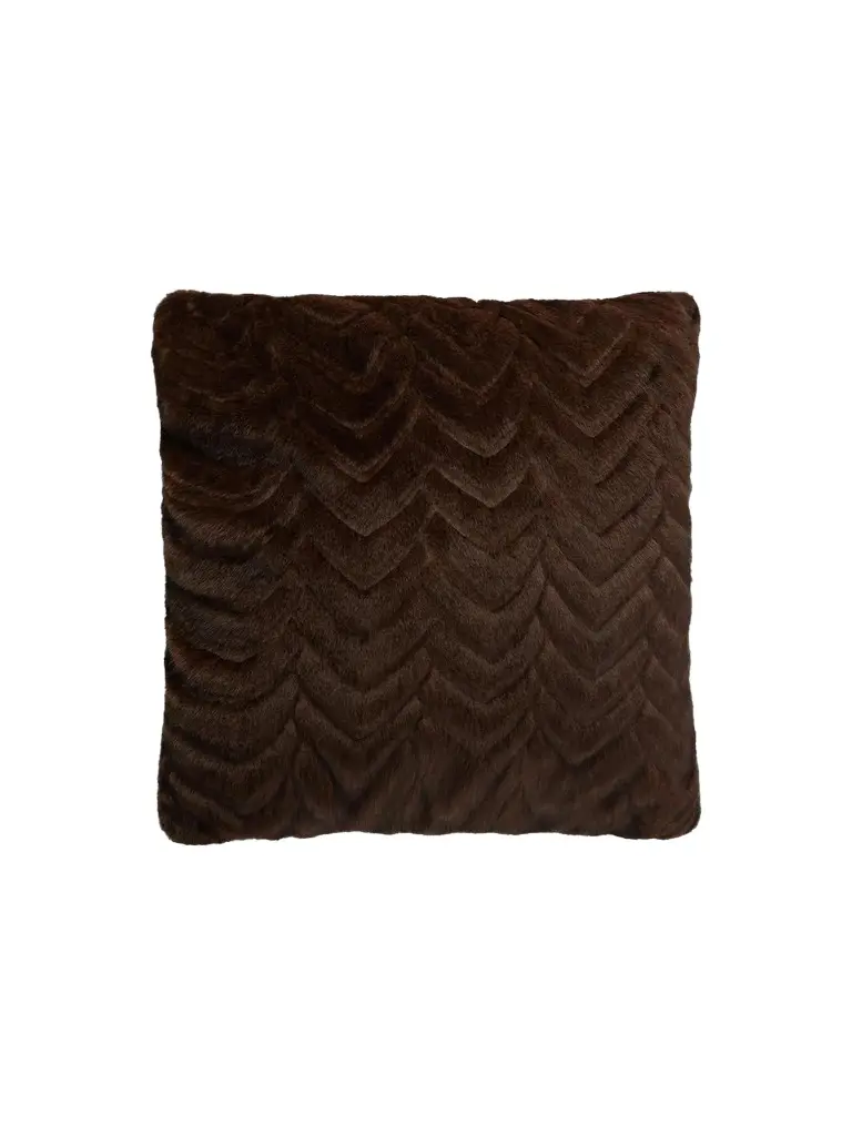 Gorski Faux-Fur Throw Pillow