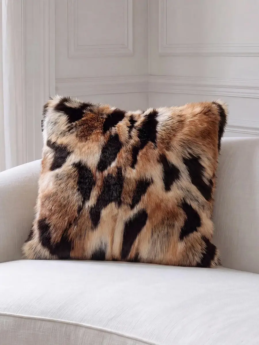 Gorski Faux-Fur Throw Pillow | Thumbnail 3 Gorski Faux-Fur Throw Pillow | Thumbnail 3