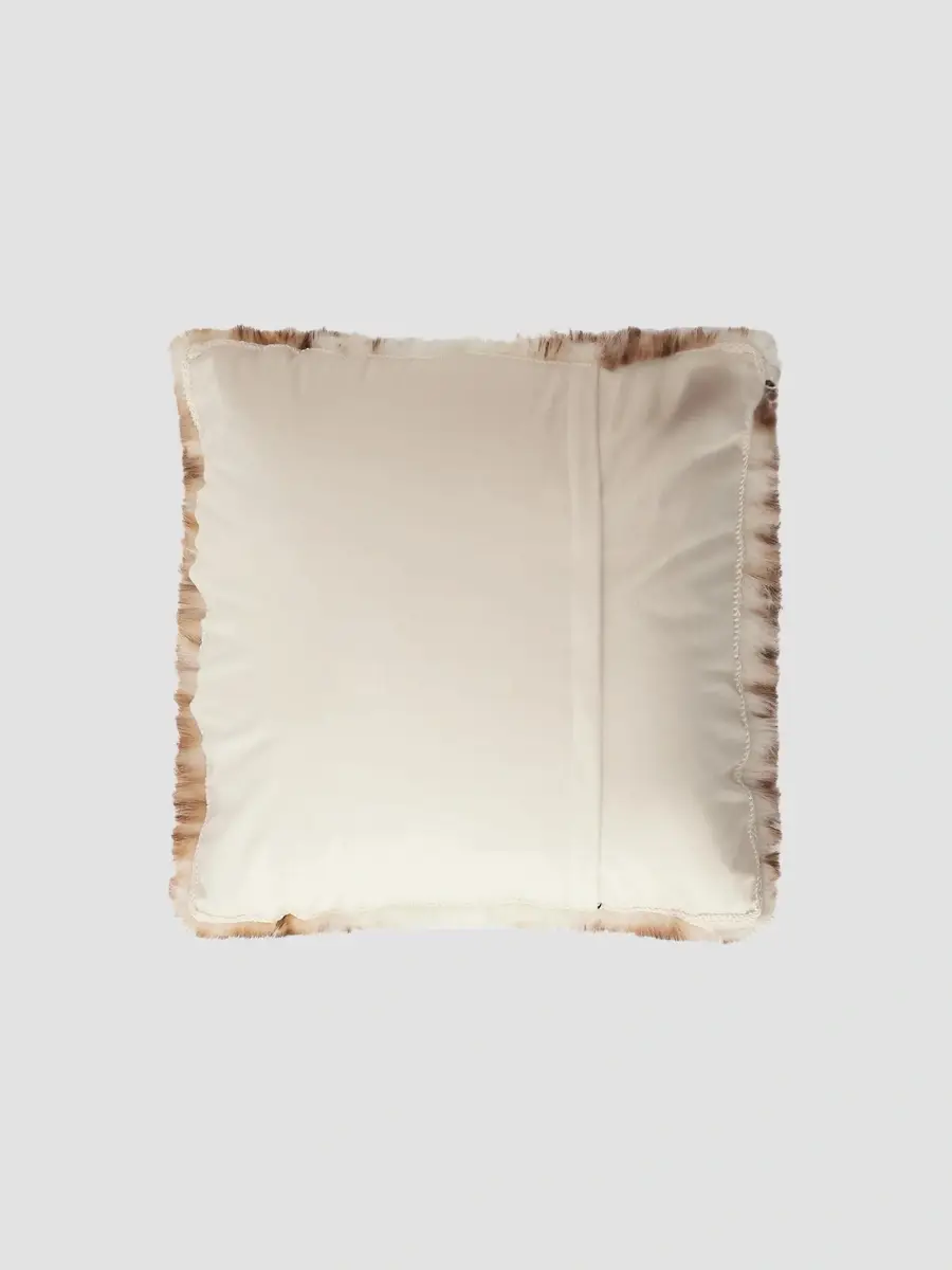 Gorski Faux-Fur Chevron-Quilted Throw Pillow | Thumbnail 2 Gorski Faux-Fur Chevron-Quilted Throw Pillow | Thumbnail 2