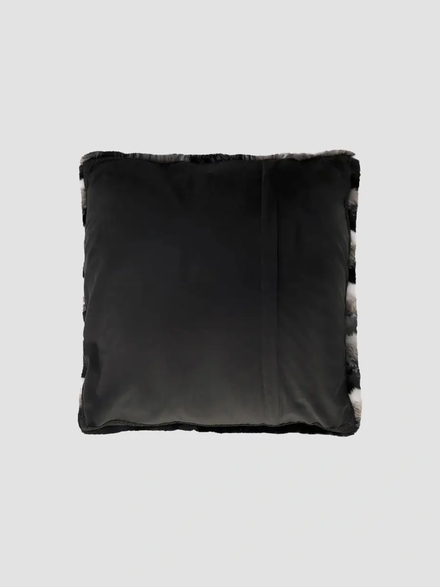 Gorski Striped Faux-Fur Throw Pillow | Thumbnail 2 Gorski Striped Faux-Fur Throw Pillow | Thumbnail 2