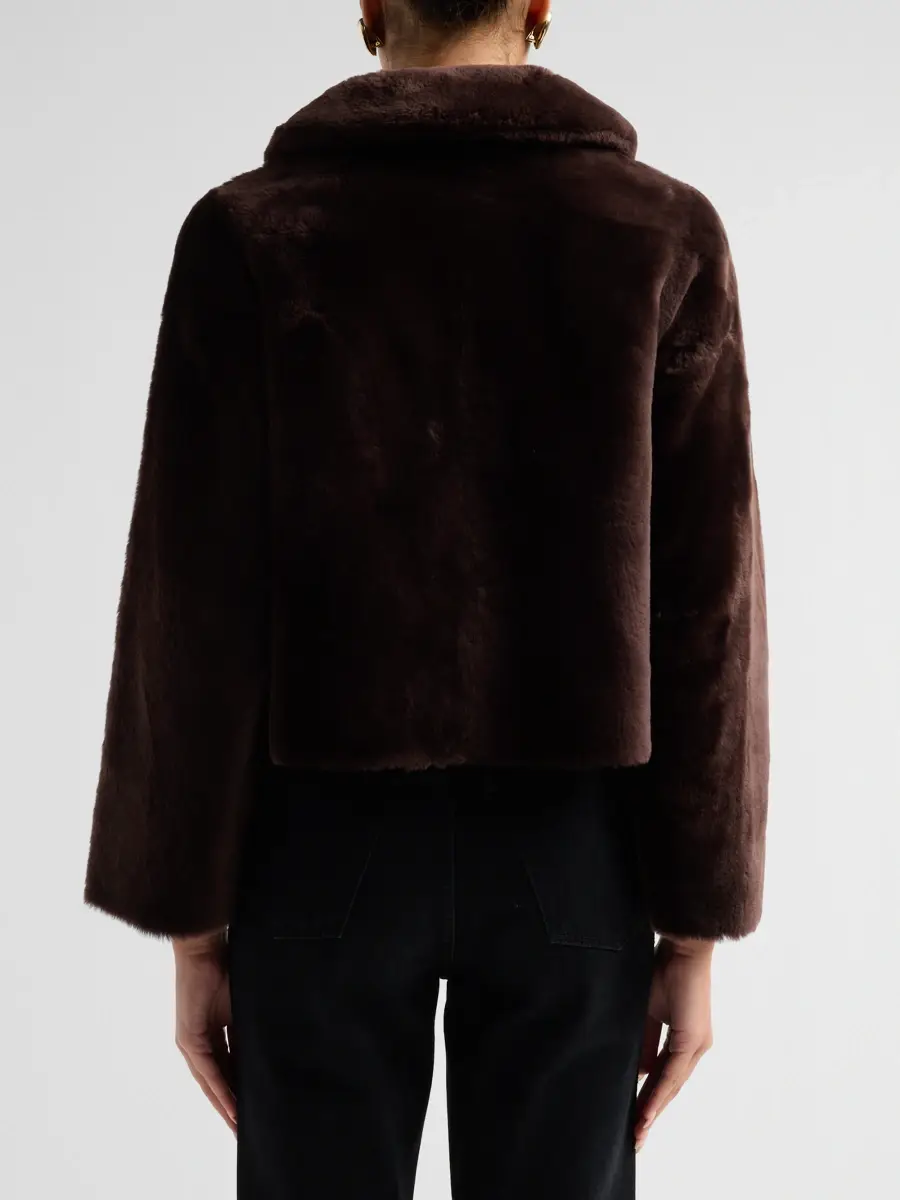 Fleurette Women's Odette Reversible Shearling Jacket | Thumbnail 3 Fleurette Women's Odette Reversible Shearling Jacket | Thumbnail 3