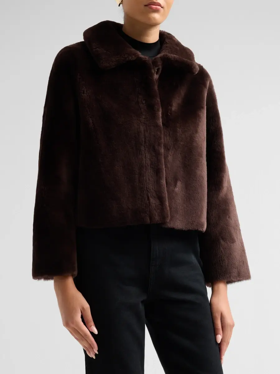 Fleurette Women's Odette Reversible Shearling Jacket | Thumbnail 4 Fleurette Women's Odette Reversible Shearling Jacket | Thumbnail 4