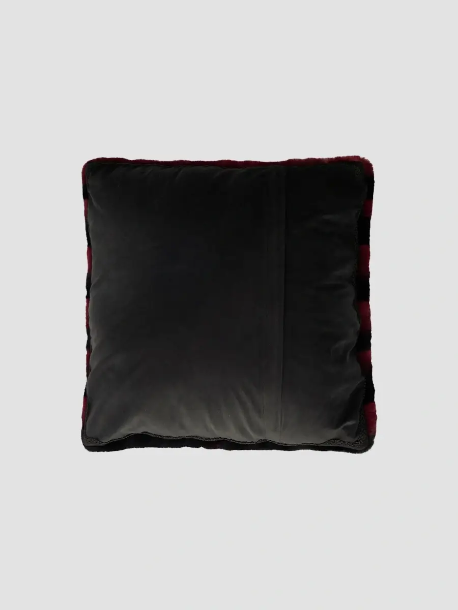 Gorski Striped Faux-Fur Throw Pillow | Thumbnail 2 Gorski Striped Faux-Fur Throw Pillow | Thumbnail 2