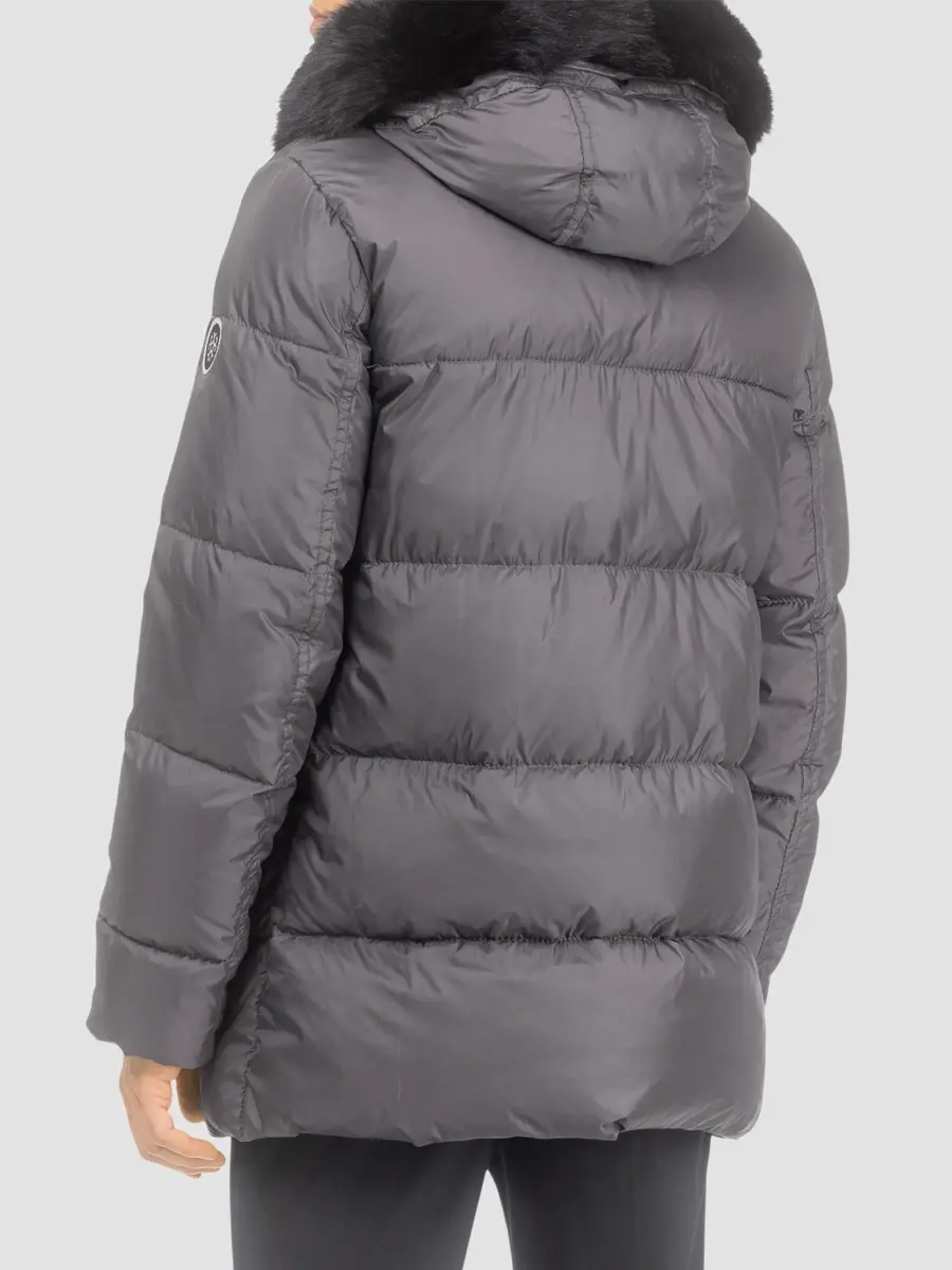 Gorski Men's Apres-Ski Parka with Detachable Toscana Lamb Hood Trim | Thumbnail 4 Gorski Men's Apres-Ski Parka with Detachable Toscana Lamb Hood Trim | Thumbnail 4