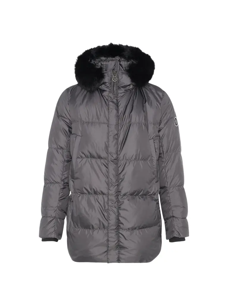 Gorski Men's Apres-Ski Parka with Detachable Toscana Lamb Hood Trim