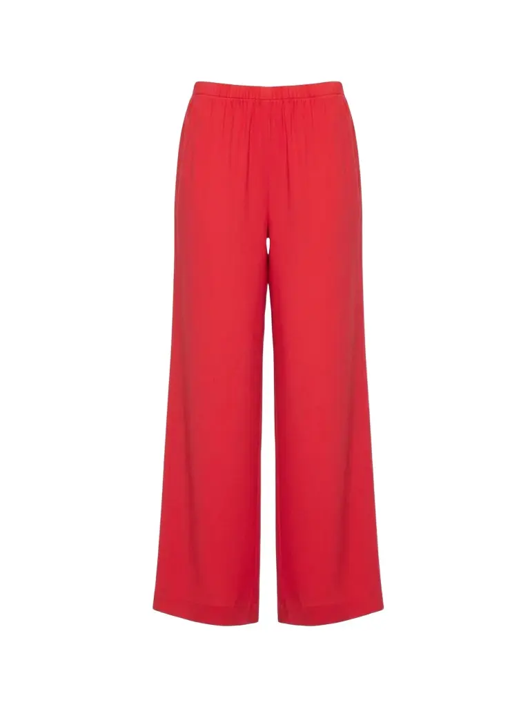 CYNTHIA ROWLEY Women's Tour Elasticized Wide-Leg Pants