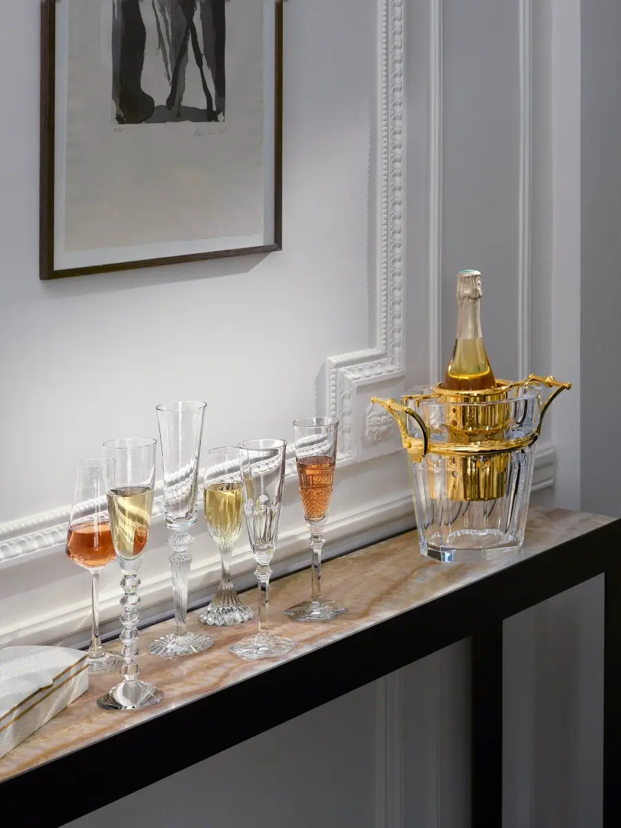 Baccarat Bubble Box Champagne Glass 6-Piece Set | Thumbnail 2