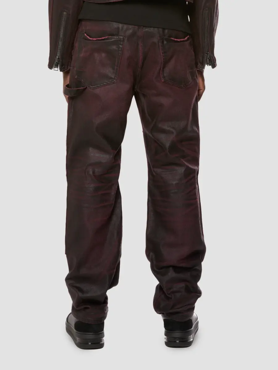 Purple Brand Men's Patent Vintage Whiskered Jeans | Thumbnail 2 Purple Brand Men's Patent Vintage Whiskered Jeans | Thumbnail 2