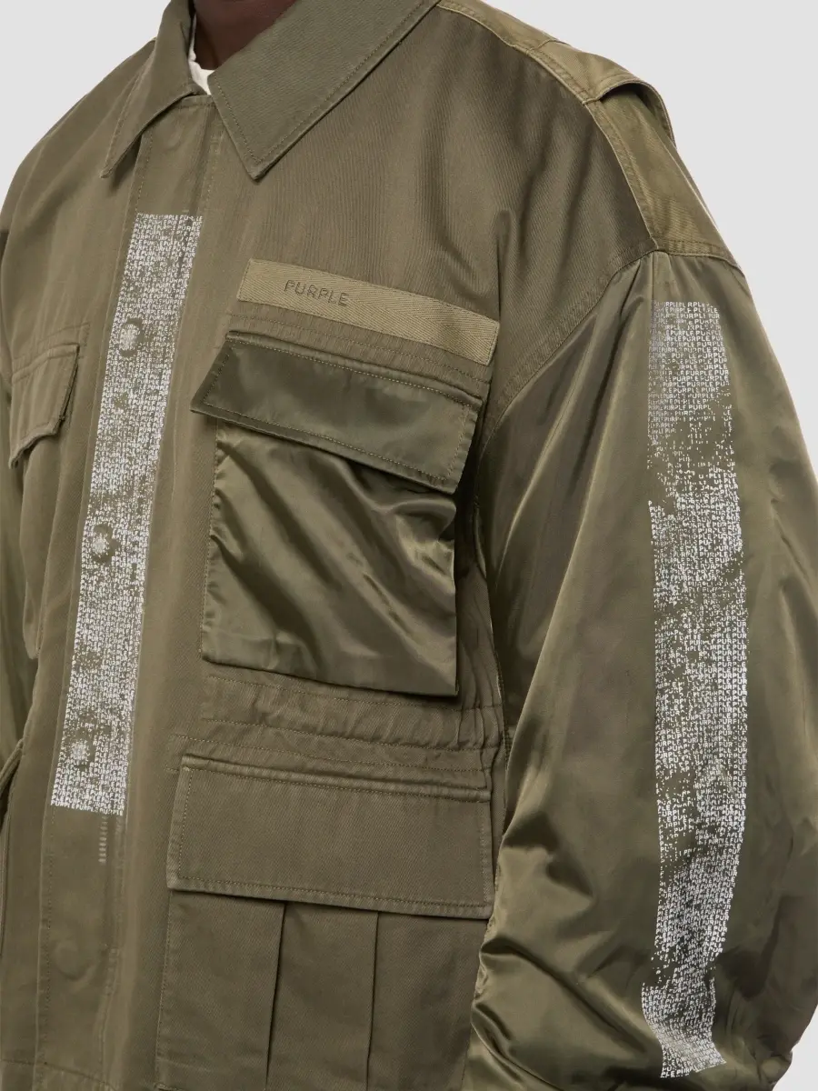 Purple Brand Men's Field Bomber Jacket | Thumbnail 3 Purple Brand Men's Field Bomber Jacket | Thumbnail 3