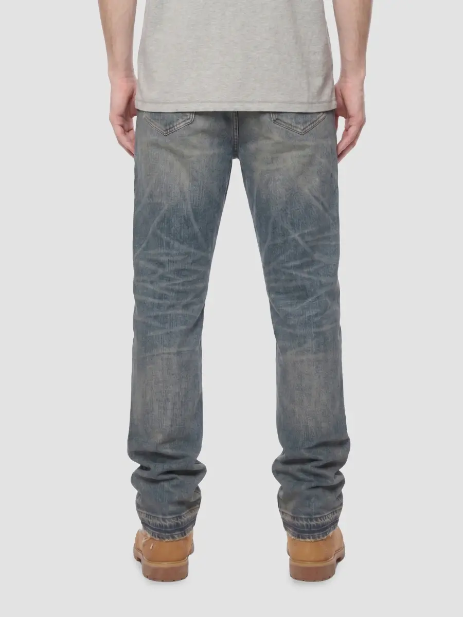 Purple Brand Men's Distressed Washed Mid-Rise Straight-Leg Jeans | Thumbnail 2 Purple Brand Men's Distressed Washed Mid-Rise Straight-Leg Jeans | Thumbnail 2