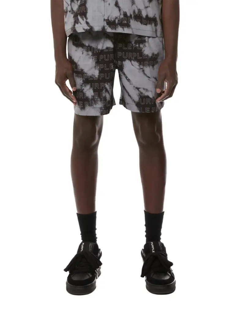 Purple Brand Men's All Around Monogram Swim Shorts