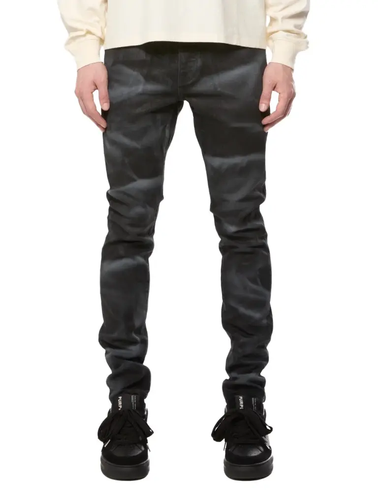 Purple Brand Men's 3D-Printed Low-Rise Skinny Jeans