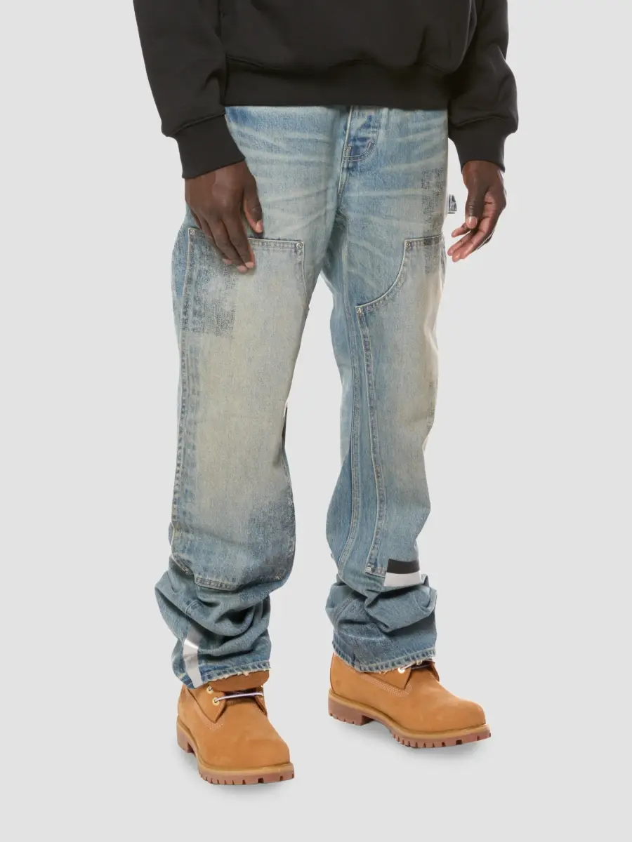 Purple Brand Men's Stamped Foil Straight-Leg Jeans | Thumbnail 3 Purple Brand Men's Stamped Foil Straight-Leg Jeans | Thumbnail 3