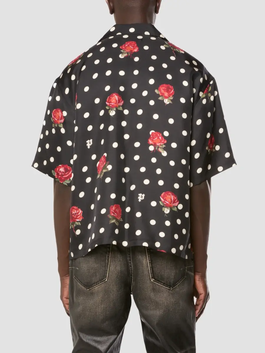 Purple Brand Men's Printed Silk-Blend Camp Shirt | Thumbnail 2 Purple Brand Men's Printed Silk-Blend Camp Shirt | Thumbnail 2