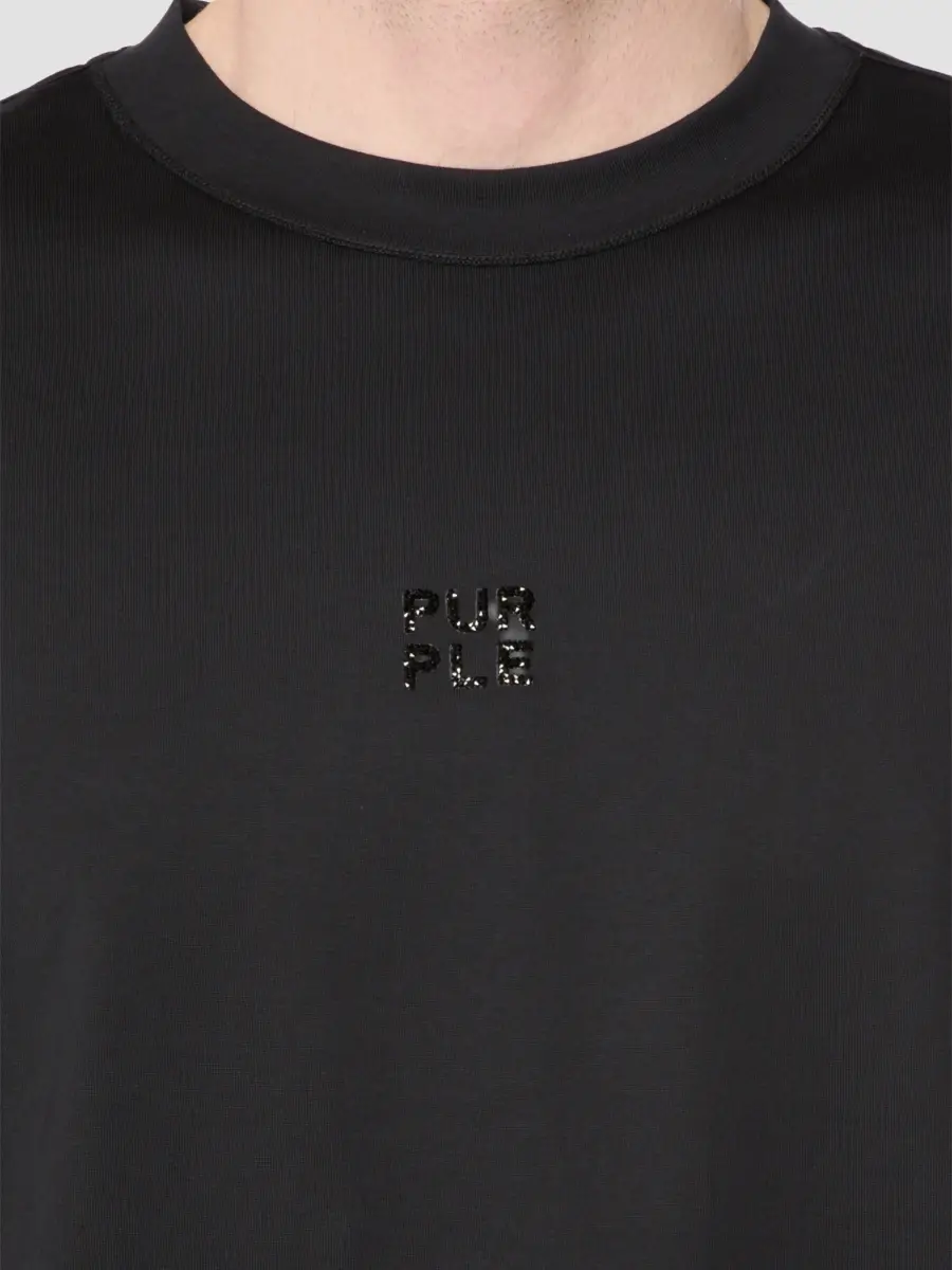 Purple Brand Men's Logo Cotton Long-Sleeve T-Shirt | Thumbnail 3 Purple Brand Men's Logo Cotton Long-Sleeve T-Shirt | Thumbnail 3
