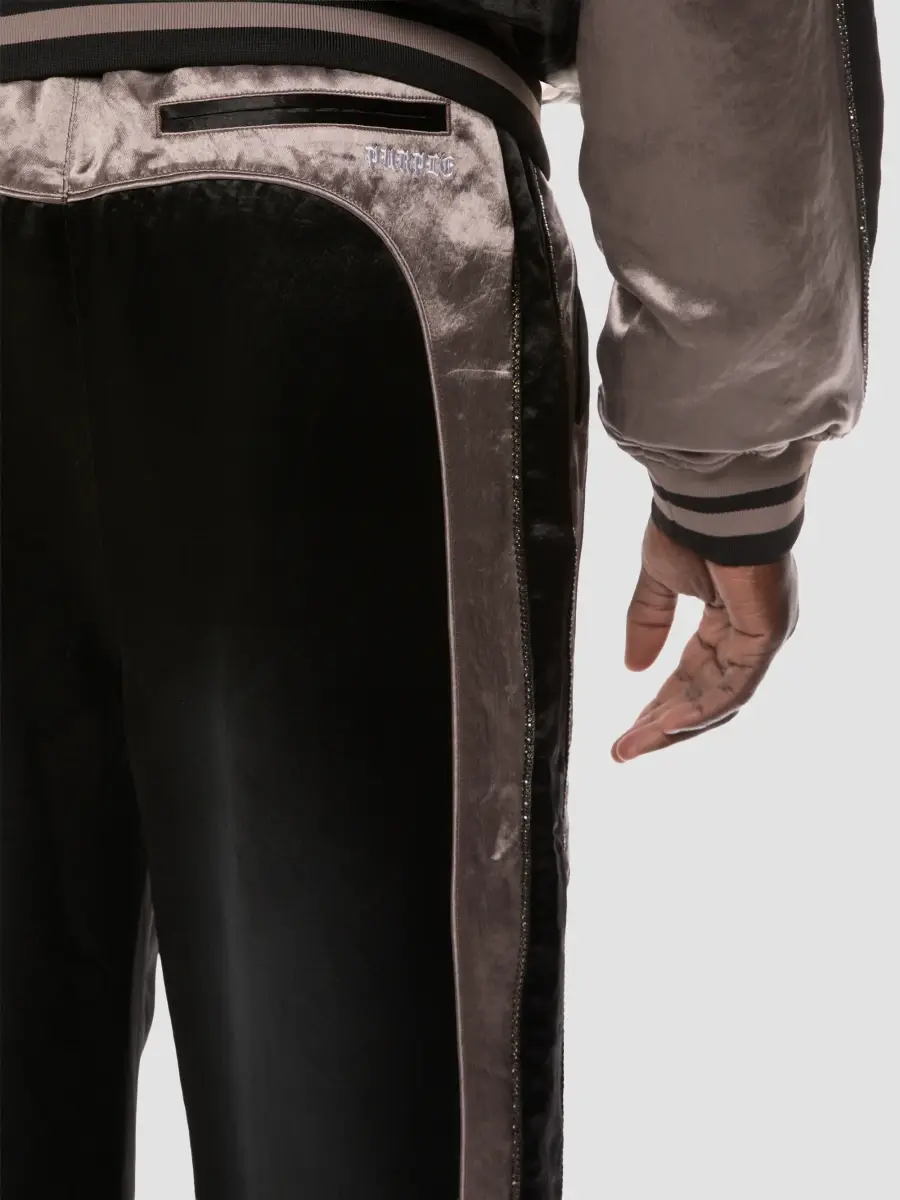 Purple Brand Men's Souvenir Crystal-Embellished Stacked Wide-Leg Pants | Thumbnail 4 Purple Brand Men's Souvenir Crystal-Embellished Stacked Wide-Leg Pants | Thumbnail 4