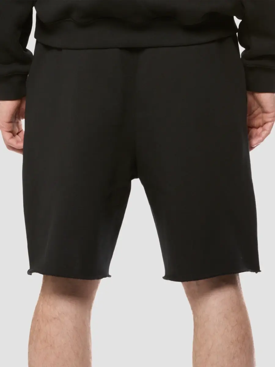 Purple Brand Men's Logo Cotton Fleece Shorts | Thumbnail 2 Purple Brand Men's Logo Cotton Fleece Shorts | Thumbnail 2