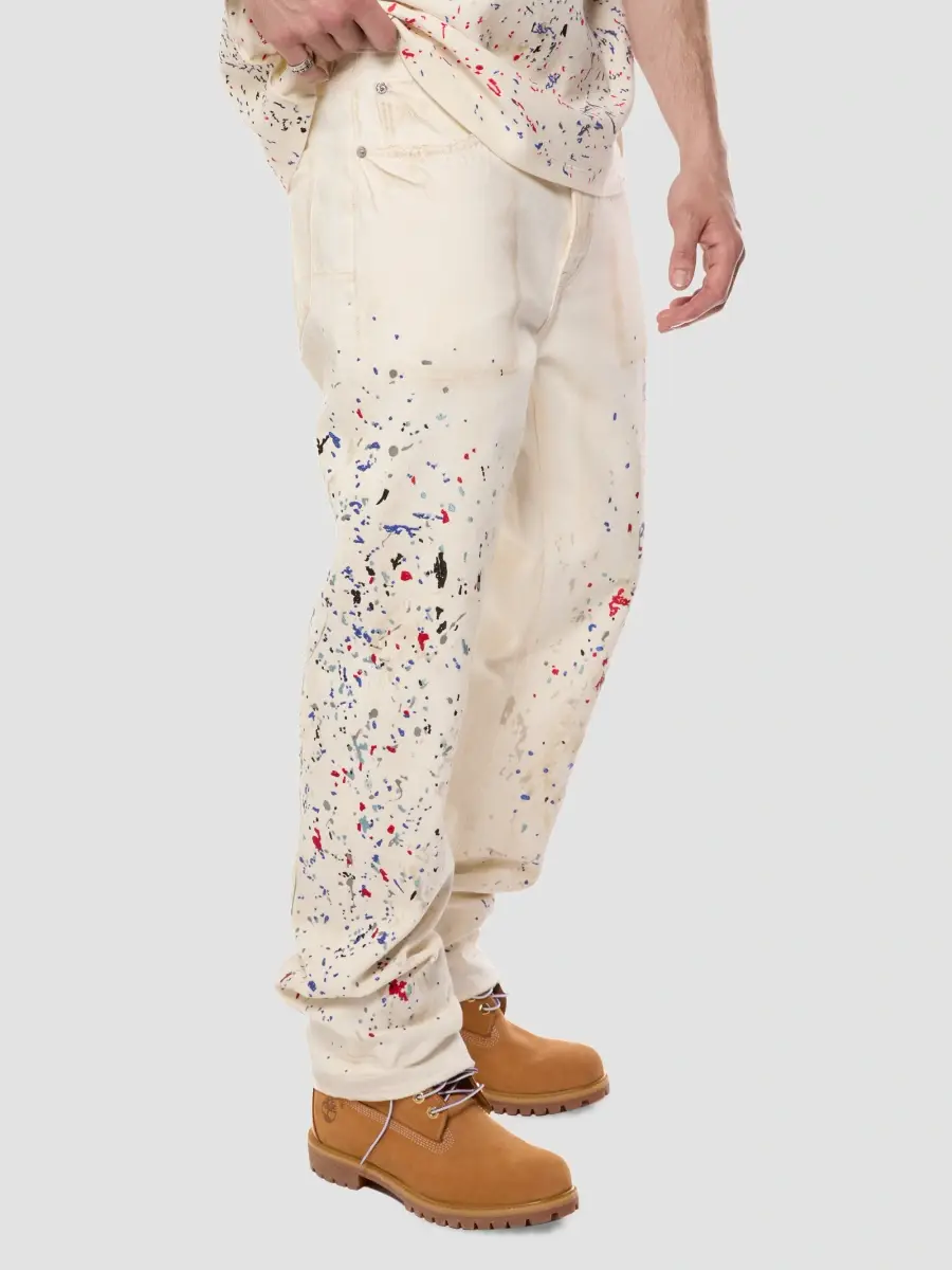 Purple Brand Men's Paint Splatter-Effect Straight-Leg Jeans | Thumbnail 3 Purple Brand Men's Paint Splatter-Effect Straight-Leg Jeans | Thumbnail 3