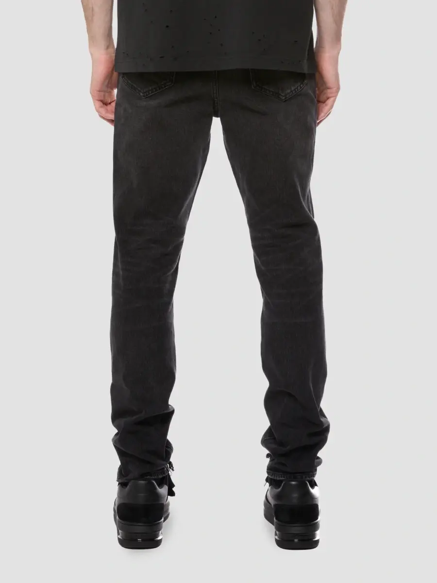 Purple Brand Men's Distressed Vintage Mid-Rise Skinny Jeans | Thumbnail 2 Purple Brand Men's Distressed Vintage Mid-Rise Skinny Jeans | Thumbnail 2