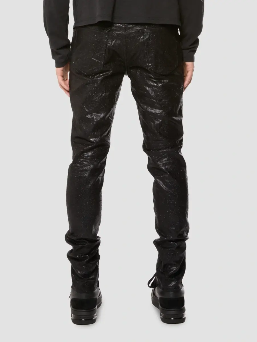 Purple Brand Men's Serpentine Coated-Denim Mid-Rise Skinny Jeans | Thumbnail 2 Purple Brand Men's Serpentine Coated-Denim Mid-Rise Skinny Jeans | Thumbnail 2