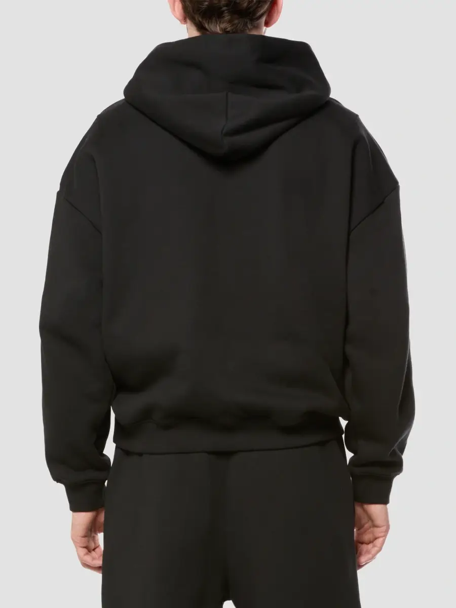 Purple Brand Men's Logo Cotton Fleece Hoodie | Thumbnail 3 Purple Brand Men's Logo Cotton Fleece Hoodie | Thumbnail 3