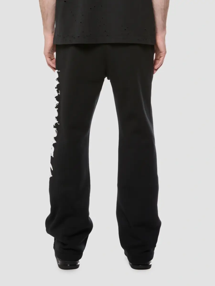 Purple Brand Men's Logo Cotton Mid-Rise Flared Pants | Thumbnail 2 Purple Brand Men's Logo Cotton Mid-Rise Flared Pants | Thumbnail 2