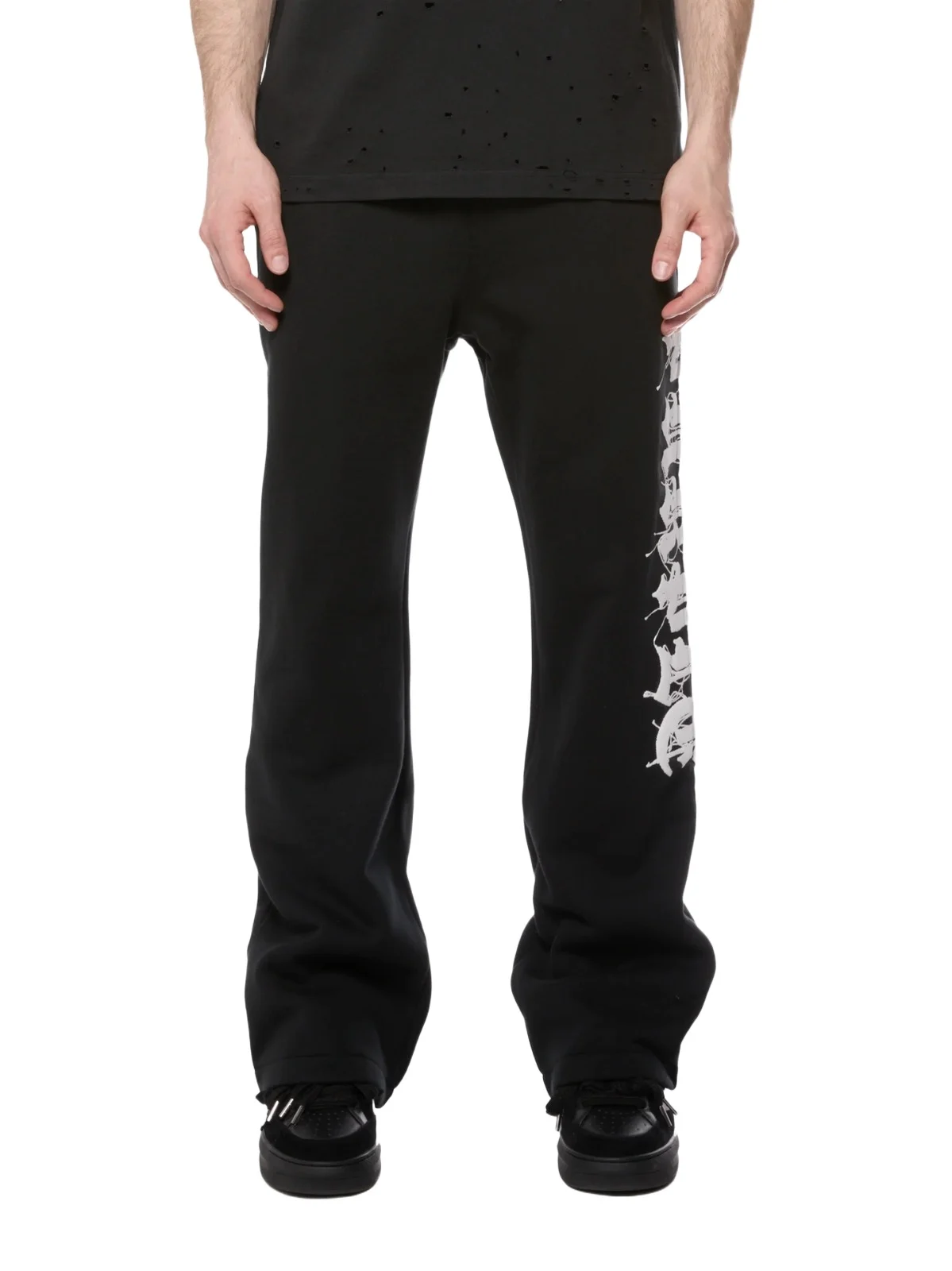 Men's Logo Cotton Mid-Rise Flared Pants Men's Logo Cotton Mid-Rise Flared Pants