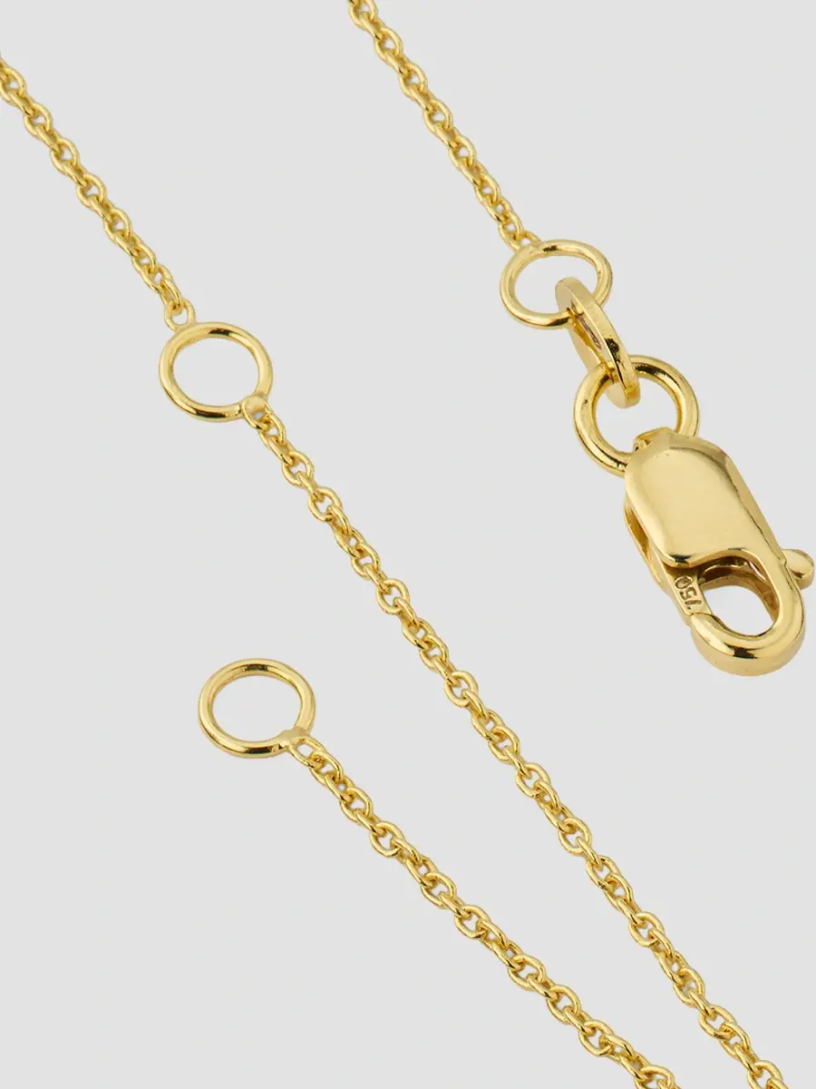 Roberto Coin Women's Tiny Treasures 18K Yellow Gold & 0.15 TCW Diamond Pendant Necklace | Thumbnail 3