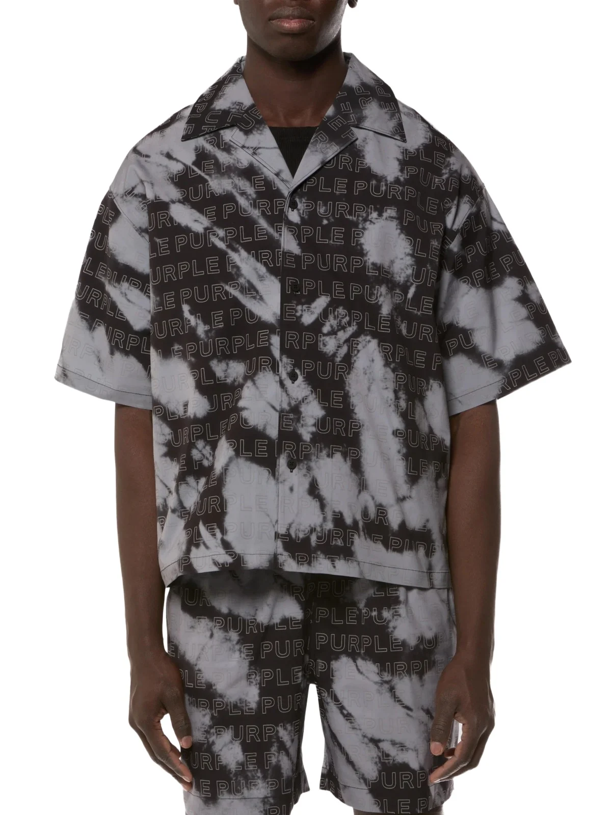 Men's Logo Tie-Dye Short-Sleeve Shirt Men's Logo Tie-Dye Short-Sleeve Shirt