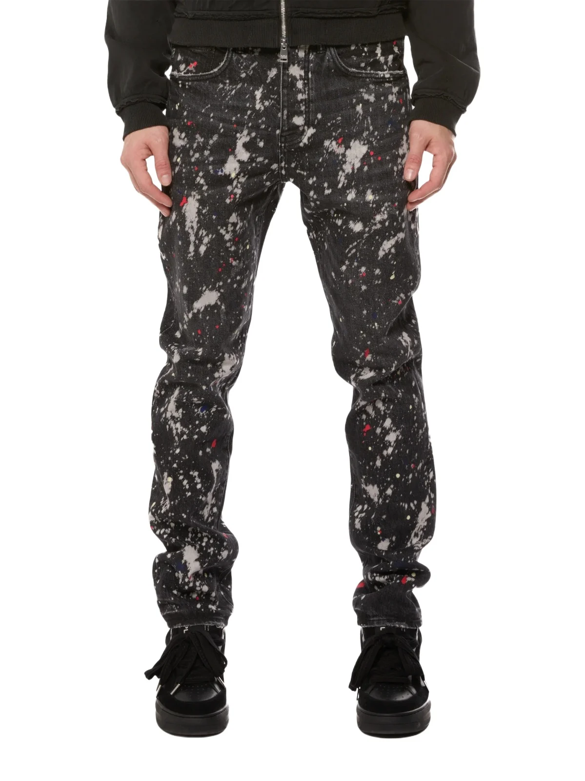 Purple Brand Men's Marble-Effect Mid-Rise Jeans