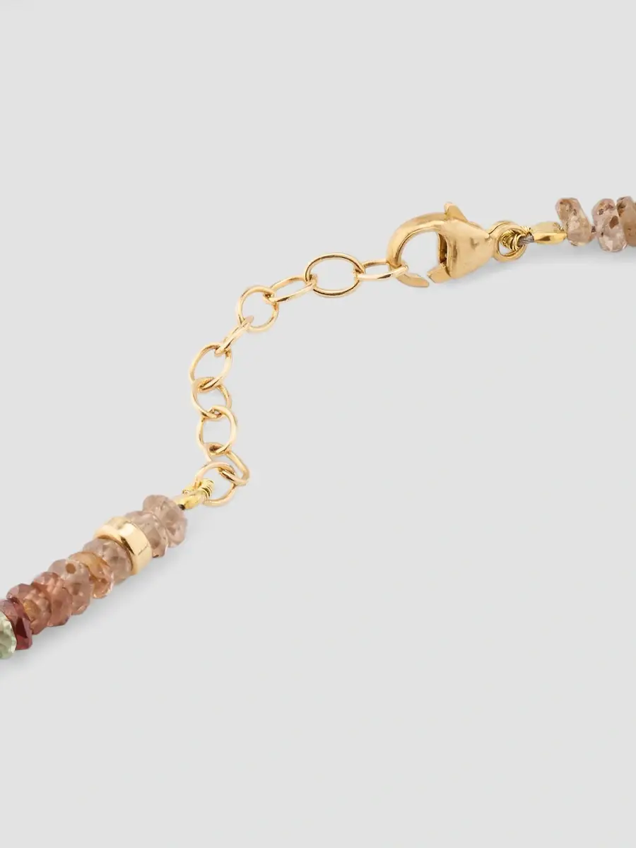 JIA JIA Women's Light Rainbow 14K Yellow Gold & Sapphire Beaded Necklace | Thumbnail 4
