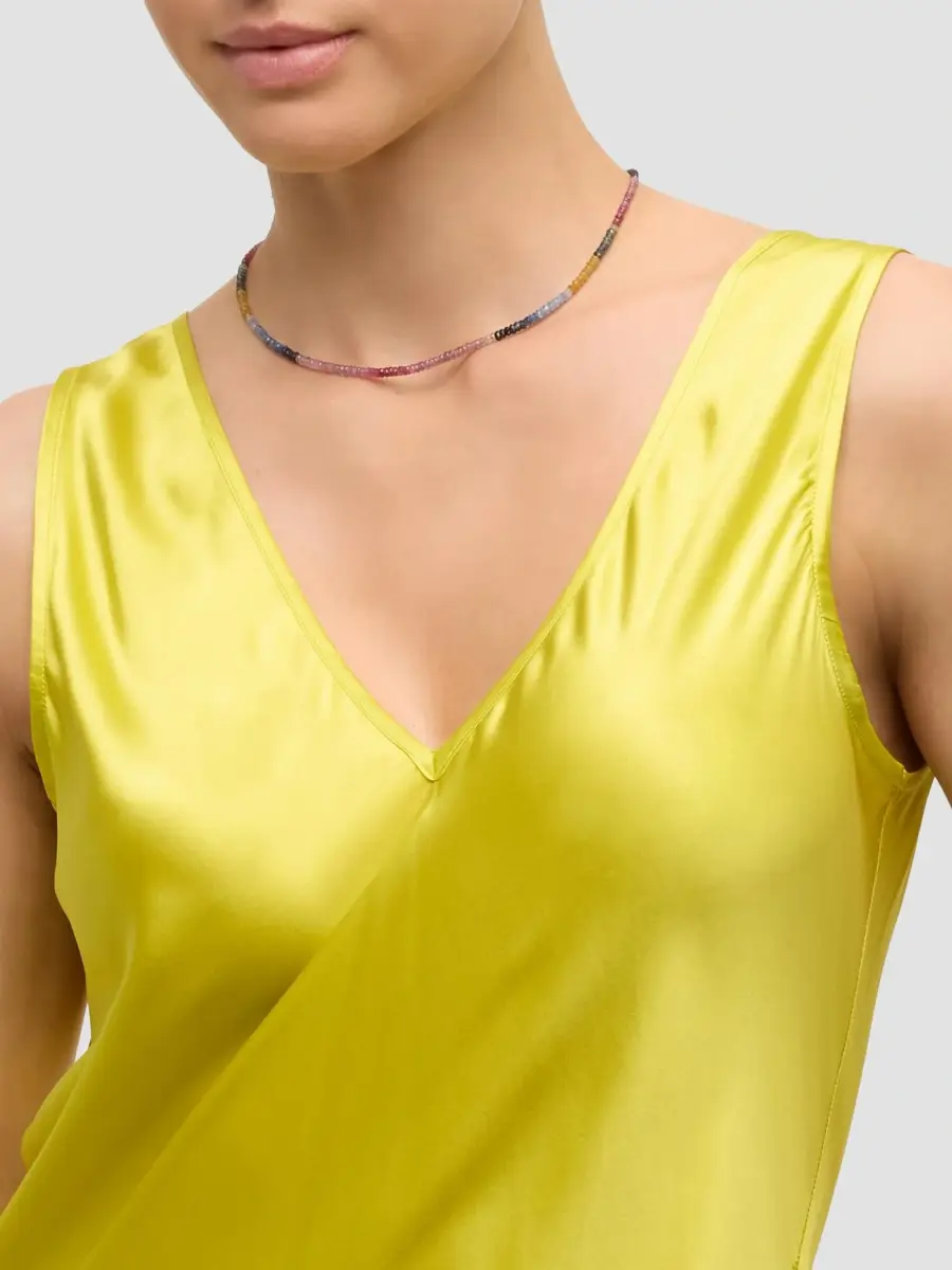 JIA JIA Women's Light Rainbow 14K Yellow Gold & Sapphire Beaded Necklace | Thumbnail 5