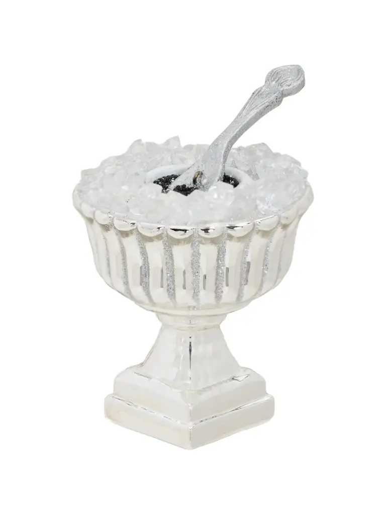 Glass Chilled Caviar Ornament Glass Chilled Caviar Ornament