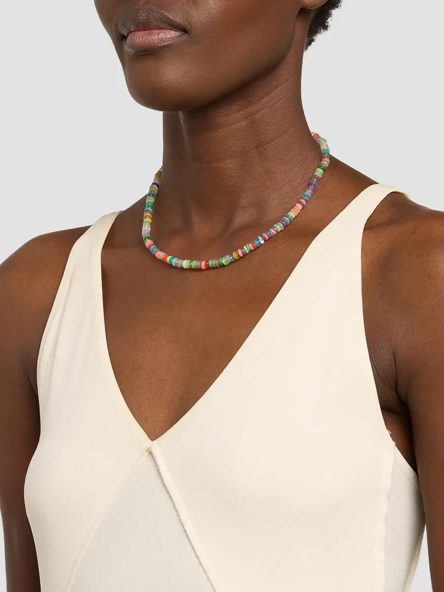 JIA JIA Women's Solel 14K Yellow Gold & Opal Bead Necklace | Thumbnail 2
