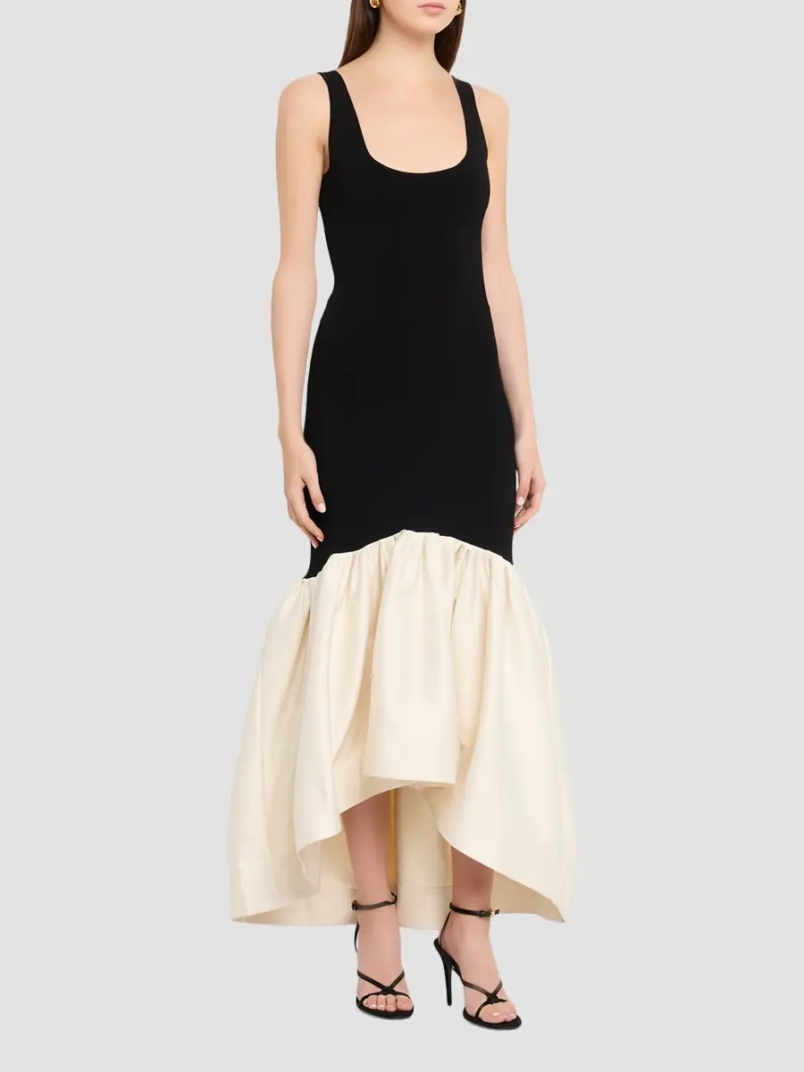 Et Ochs Women's Isabell Two-Tone High-Low Dress | Thumbnail 4 Et Ochs Women's Isabell Two-Tone High-Low Dress | Thumbnail 4