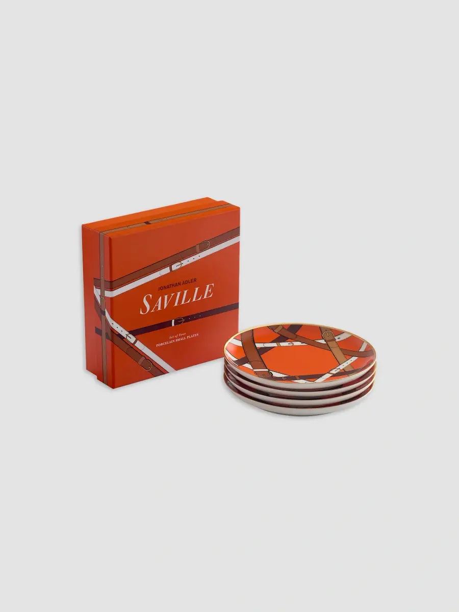 Jonathan Adler Saville 4-Piece Porcelain Small Plate Set | Thumbnail 2 Jonathan Adler Saville 4-Piece Porcelain Small Plate Set | Thumbnail 2